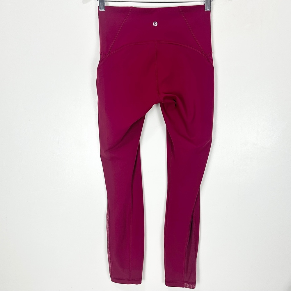 Lululemon Women's Size 6 Train Times 7/8 Pant *25" Star Ruby Full On Luxtreme